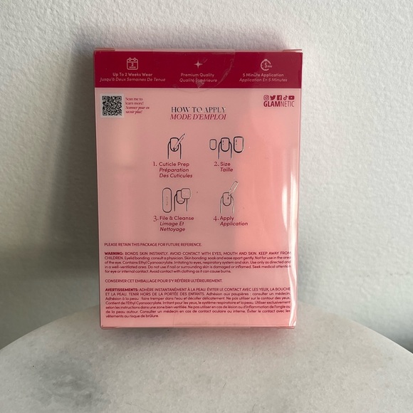 2 for $22 - Glamnetic Press On Nails - Café Crème - Picture 5 of 5